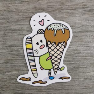 Sticker paupiette glace