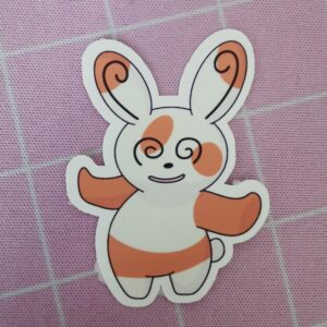 Sticker Panda roux