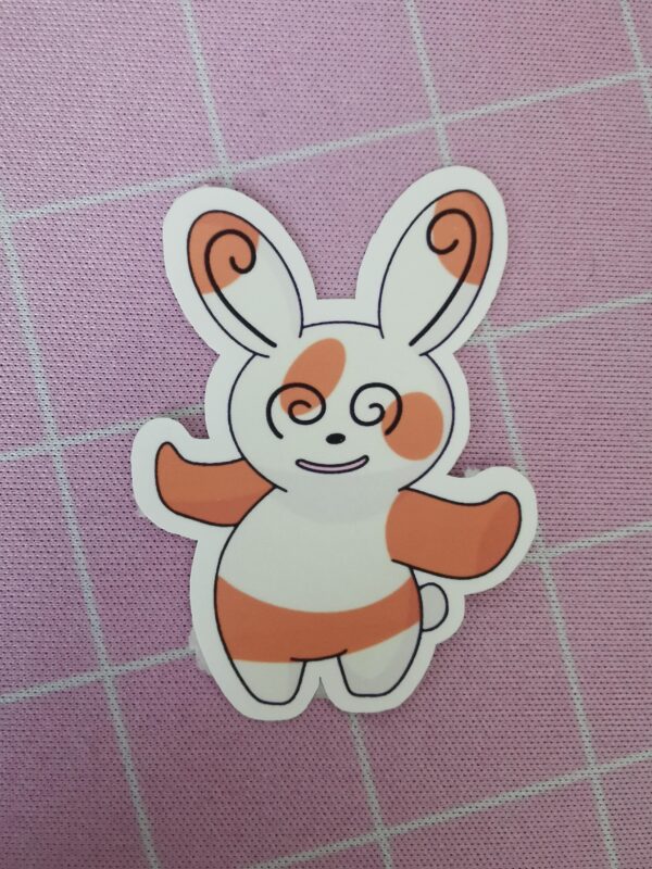 Sticker Panda roux